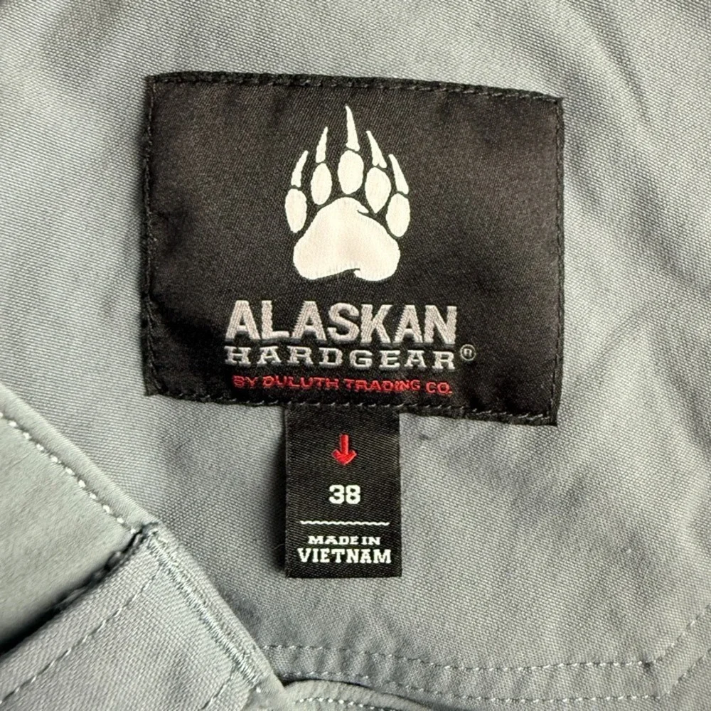 Alaskan Hardgear Cargo Shorts Mens 38 Blue Quickhatch Performance Hiking Camping